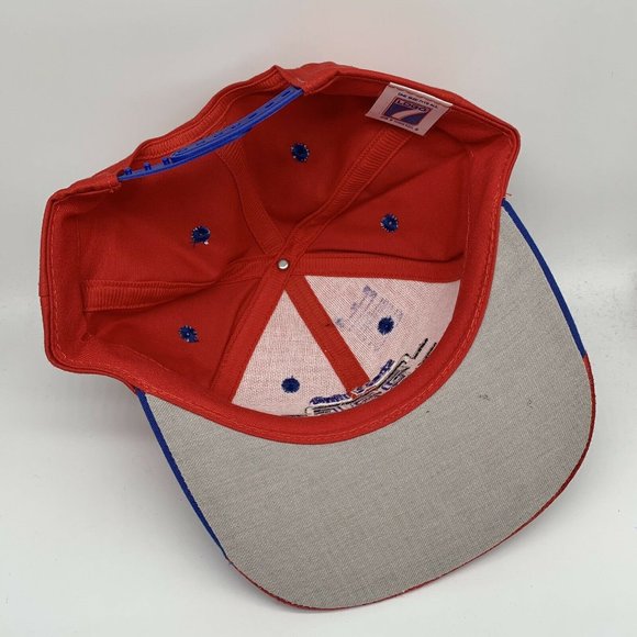 Vintage NHRA Winston Drag Racing 325mph Speed Limit Logo 7 Hat Snapback Cap - Picture 5 of 5